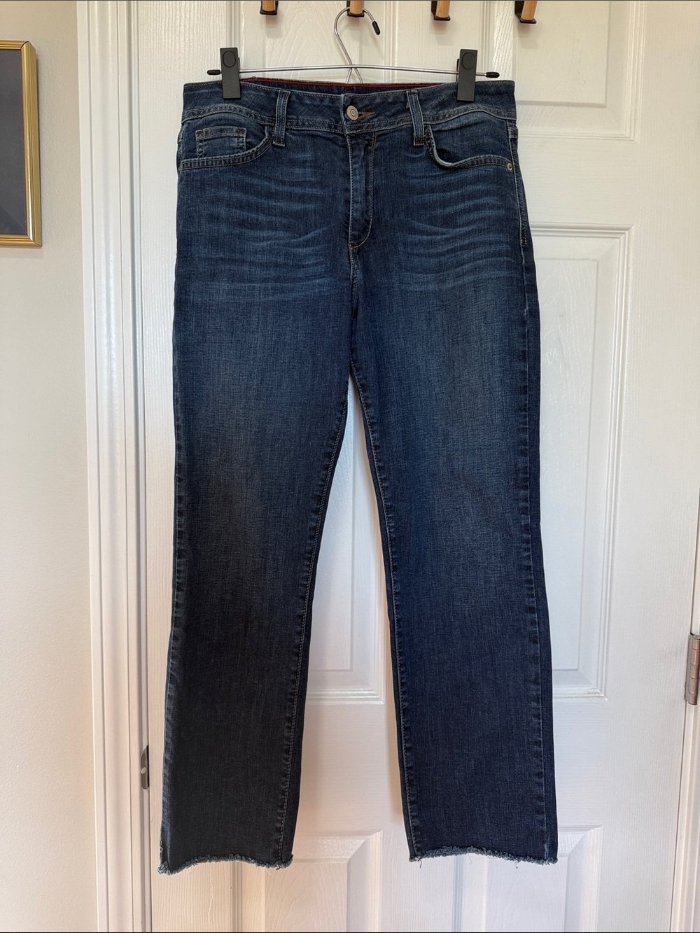 Women’s Fran Denim Kim style jeans Sz 29 EUC dark blue